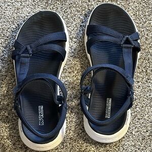 Skechers Dark Blue Casual Sandals